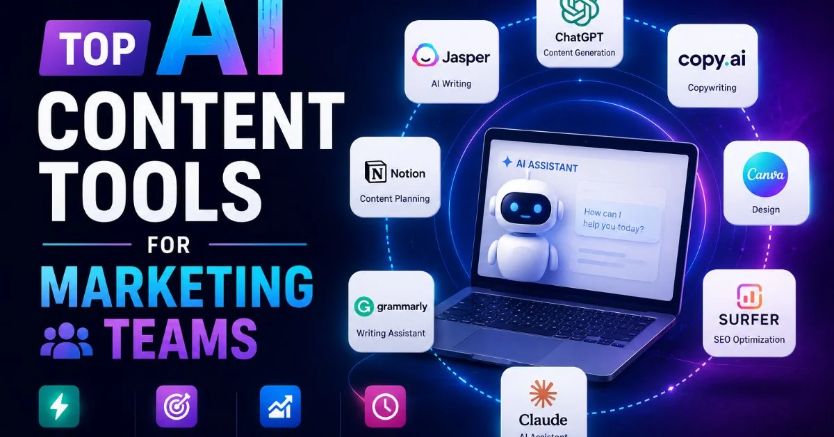 Top AI Content Tools for Marketing Teams